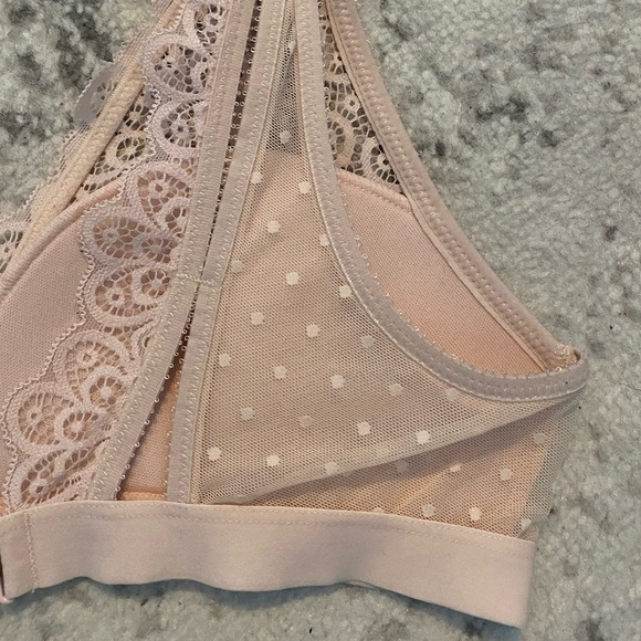 Aerie pink lace floral bralette - Picture 5 of 5